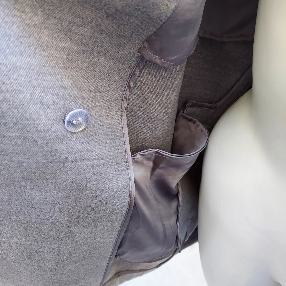 Free People Gray Double Breasted Jacket - Picture 9 of 16